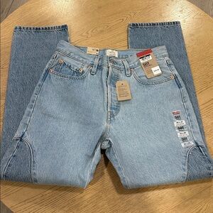 Levi's 501 original Light Blue Straight-Leg Jeans NWT 29X30